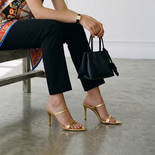 Maelis - Leather Strap Mules