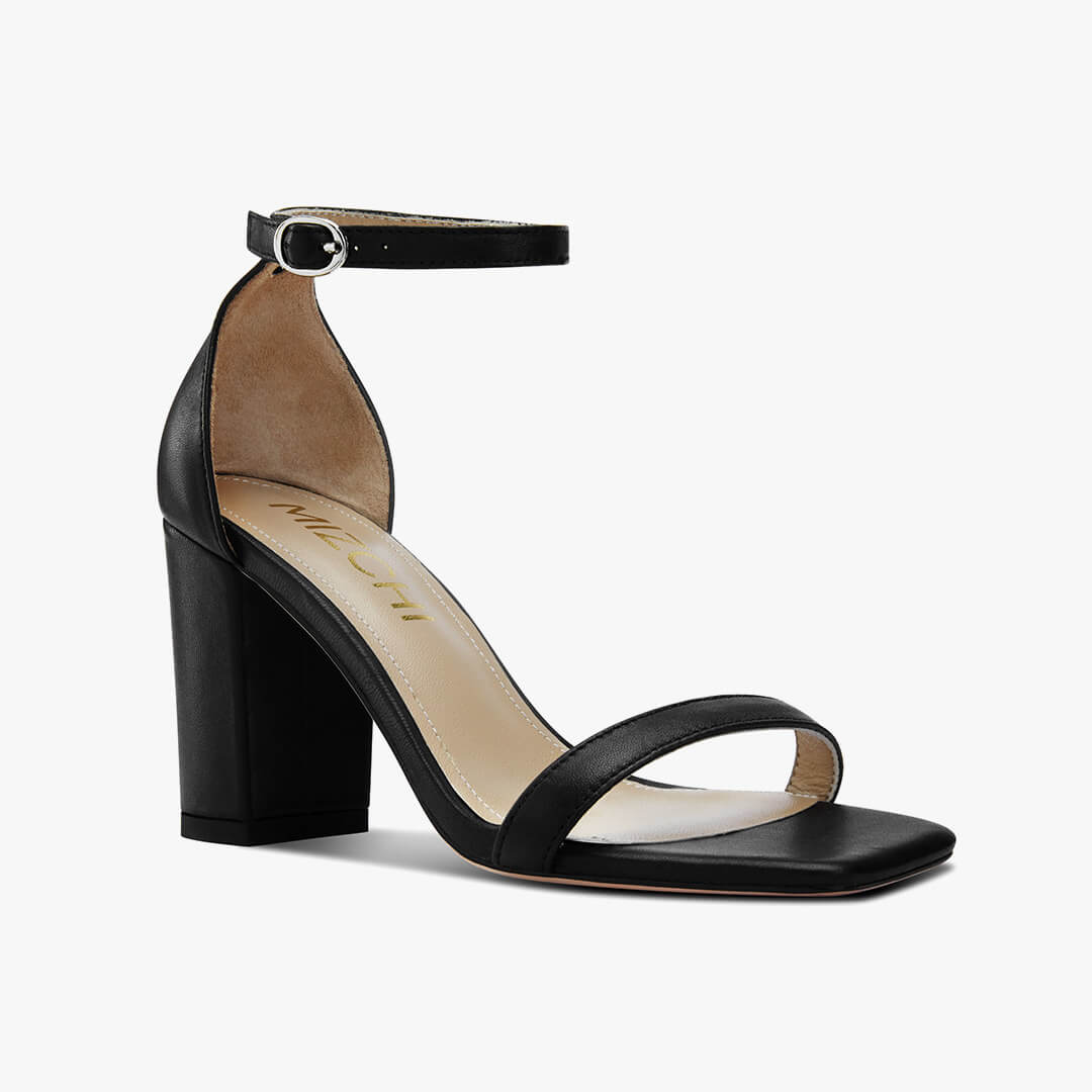 *MINNY - black strappy sandal