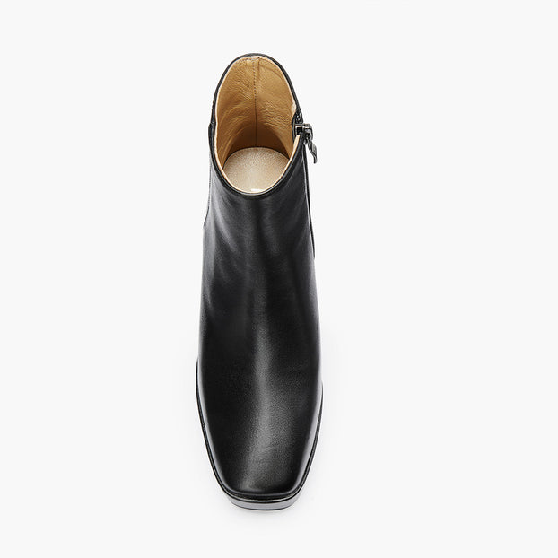 Rize - Leather Platform Ankle Boots