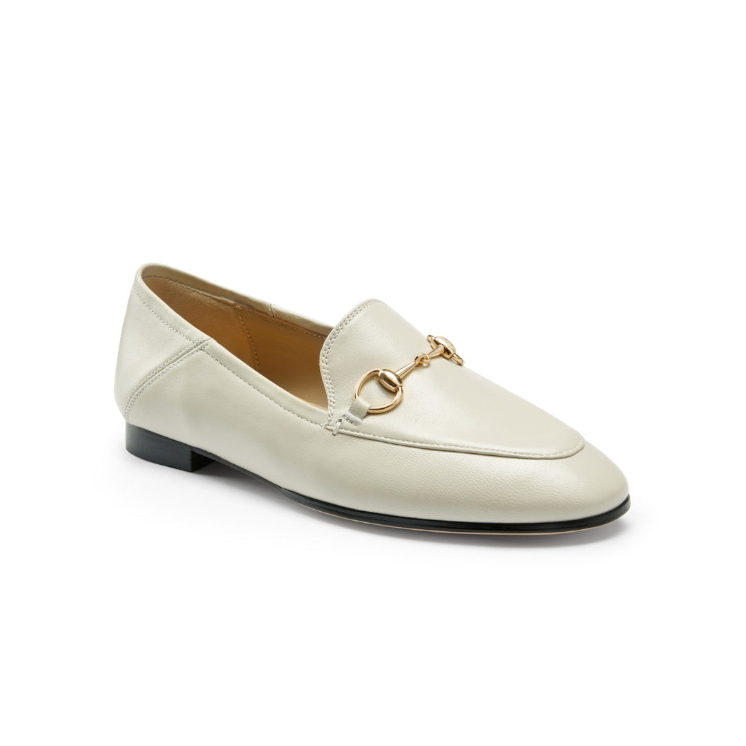 *ROCHELLE IVORY - leather loafers