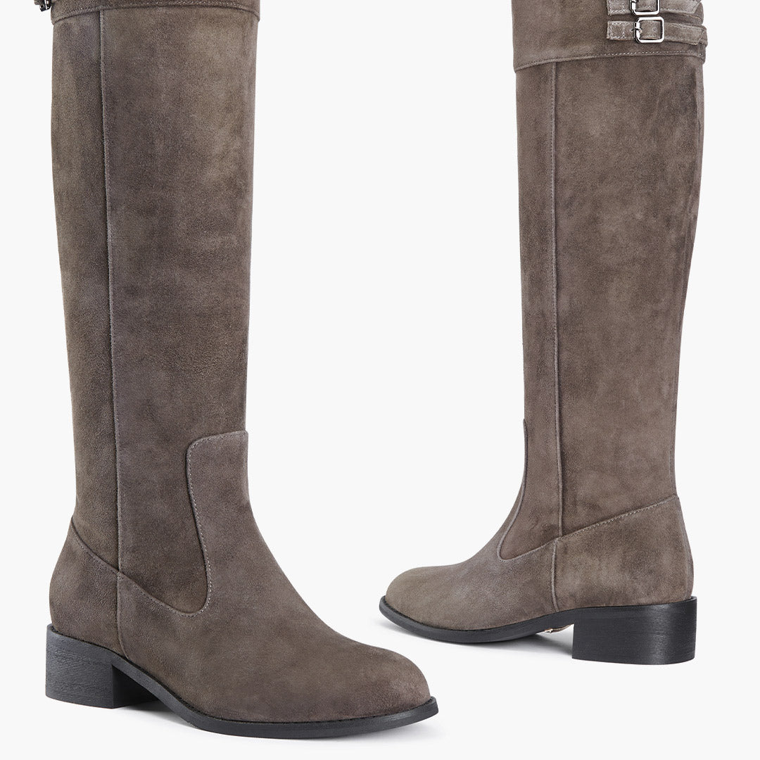 Ashford Grey Suede - OTK Riding boots