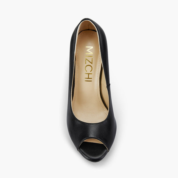 BIARRITZ - opentoe platform heels