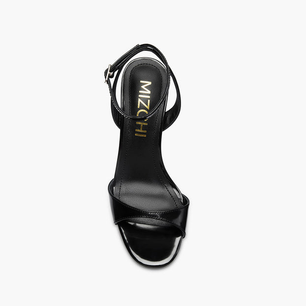 Do Ceu Black - Strappy Leather Sandals