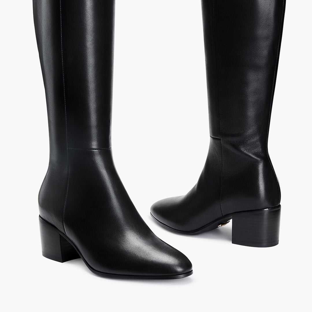 Lucca 50 - Leather Knee Boots