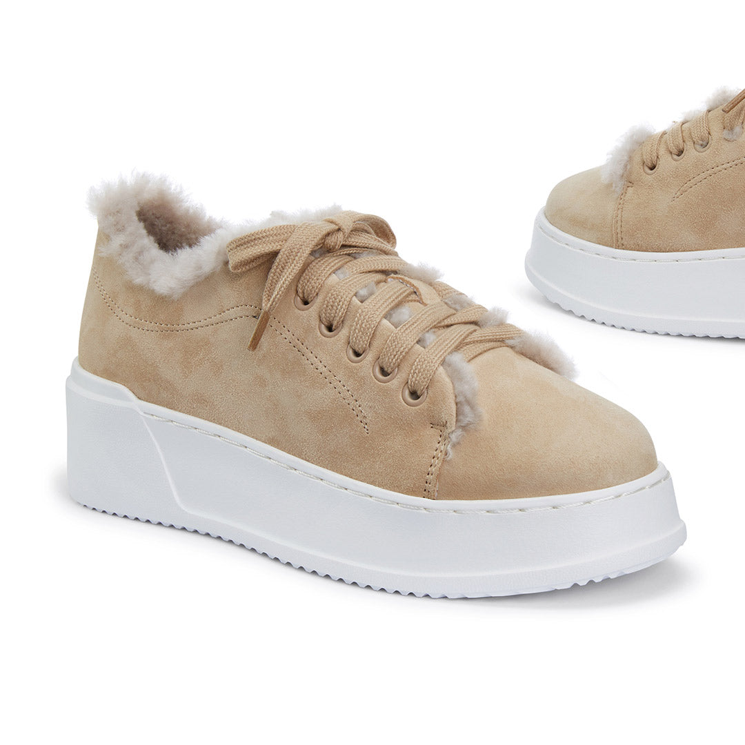 Faye - Fur Lined Sneakers