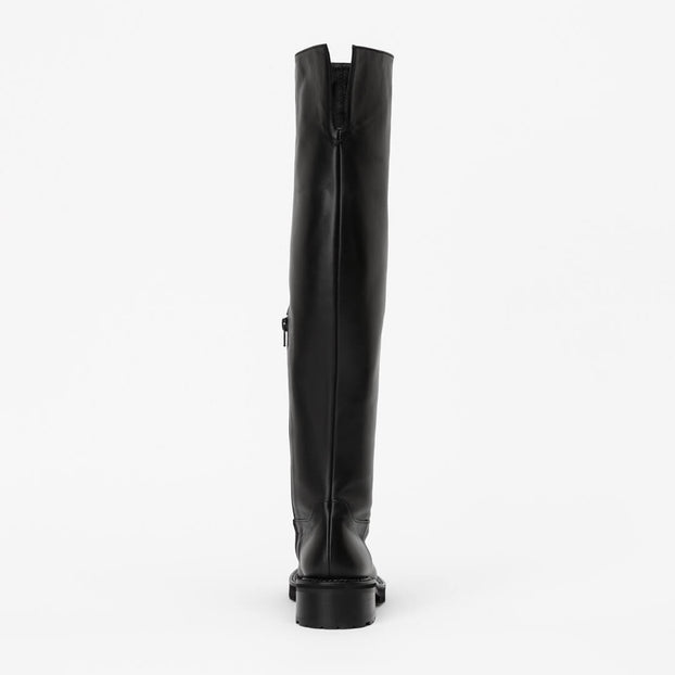 INES - thigh high leather boots