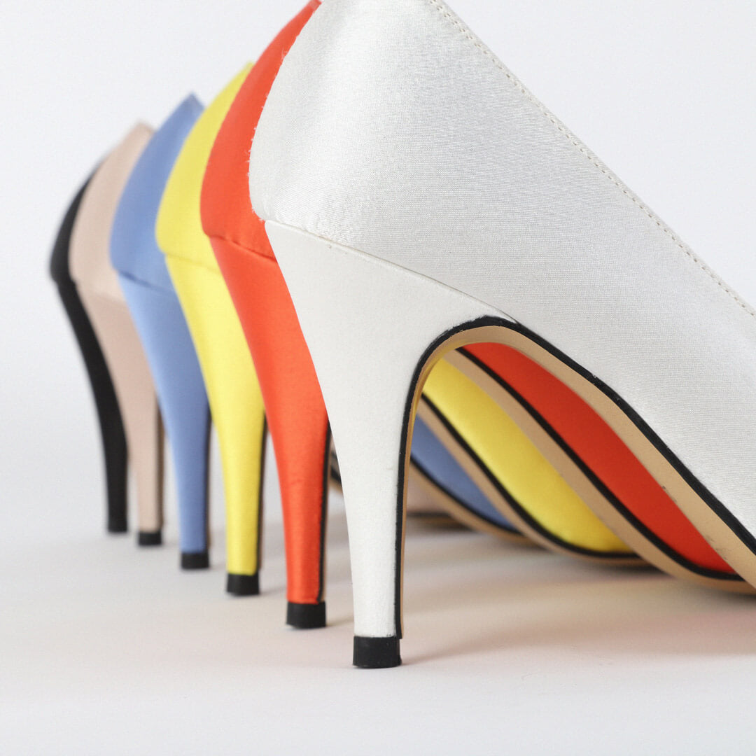 Petite Size Classic Satin Pumps. UK 3