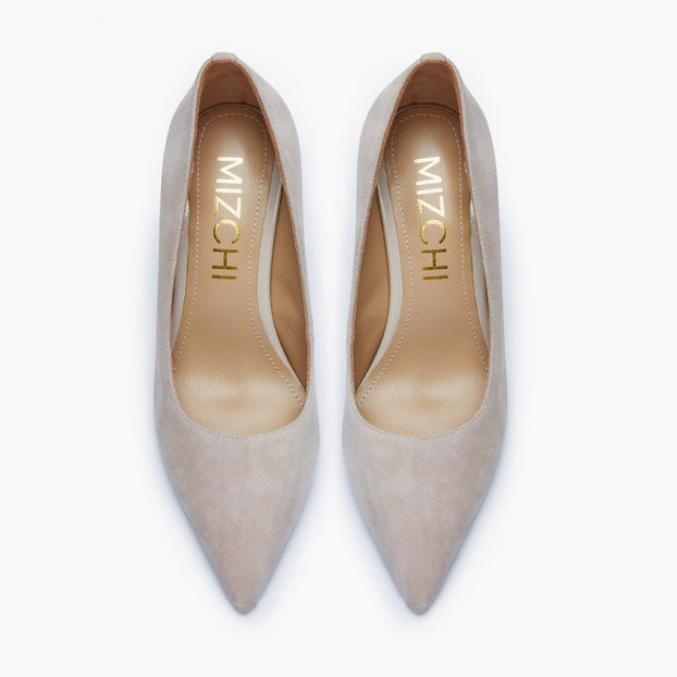 *Kayte - Light beige suede Classic Pump