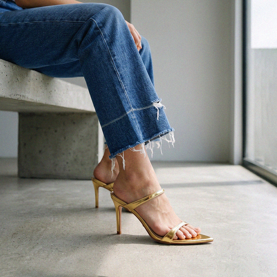 Maelis - Leather Strap Mules