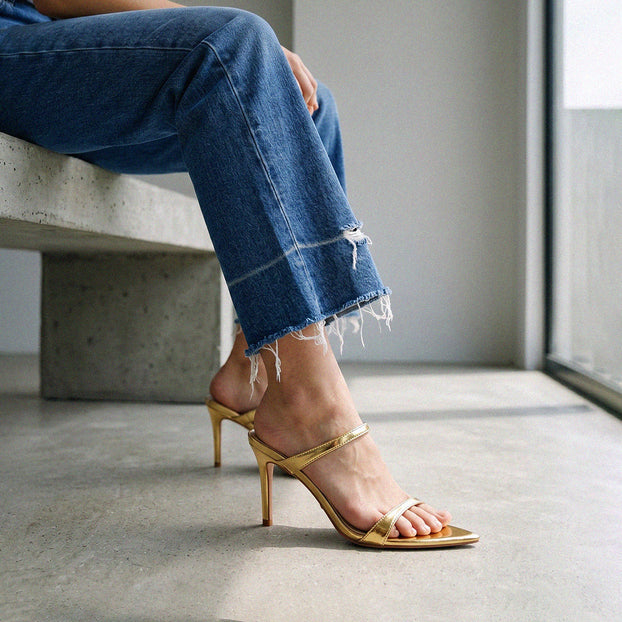Maelis - Leather Strap Mules