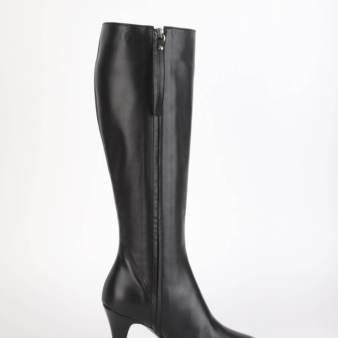 *UK size 2 - MAGDA - black, 10cm heel