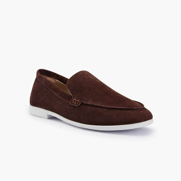 *MANON - brown suede loafers