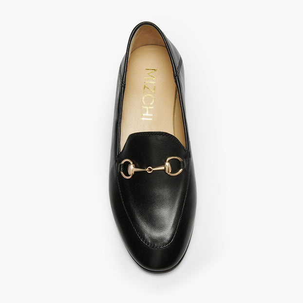 *ROCHELLE BLACK - leather loafers