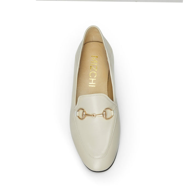 *ROCHELLE IVORY - leather loafers