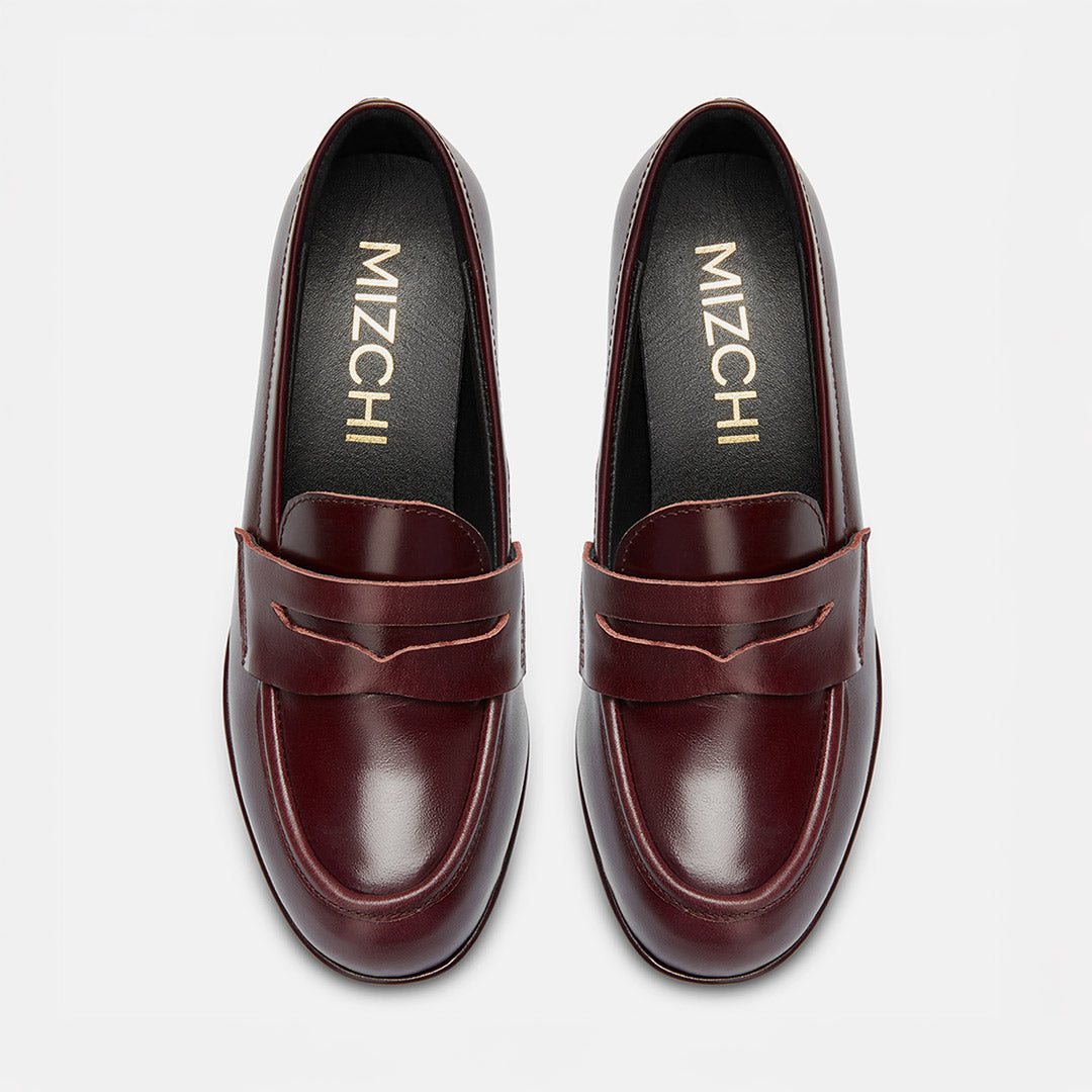 *SHARE BROWN - platform heel brogue