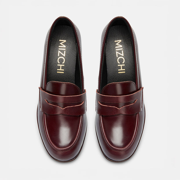 *SHARE BROWN - platform heel brogue