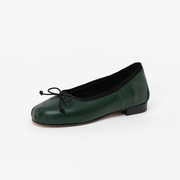 *UK size 2 - AMIE - green , 1.5cm heels