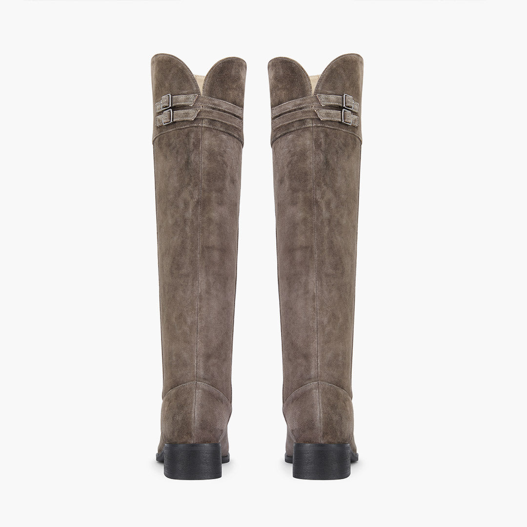 Ashford Grey Suede - OTK Riding boots