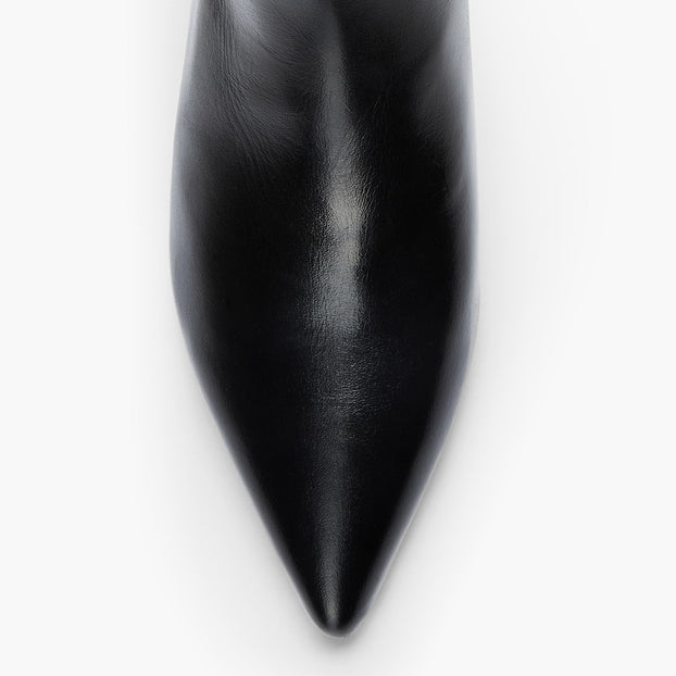 *BRANDA 50 - black leather ankle boots