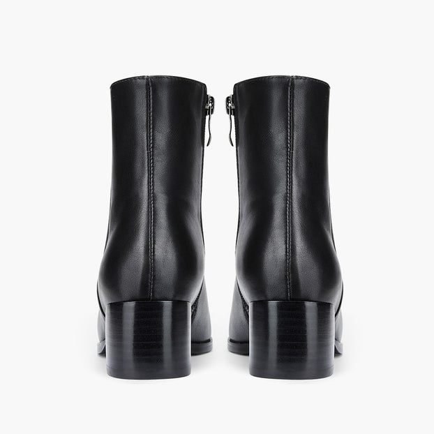 BELGO 45 - black leather ankle boot