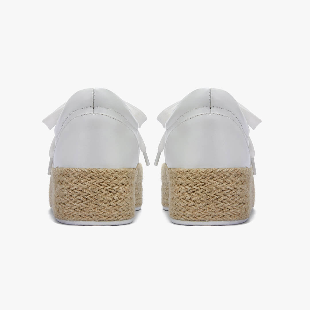 *BEST DAY - raffia flatform sneakers