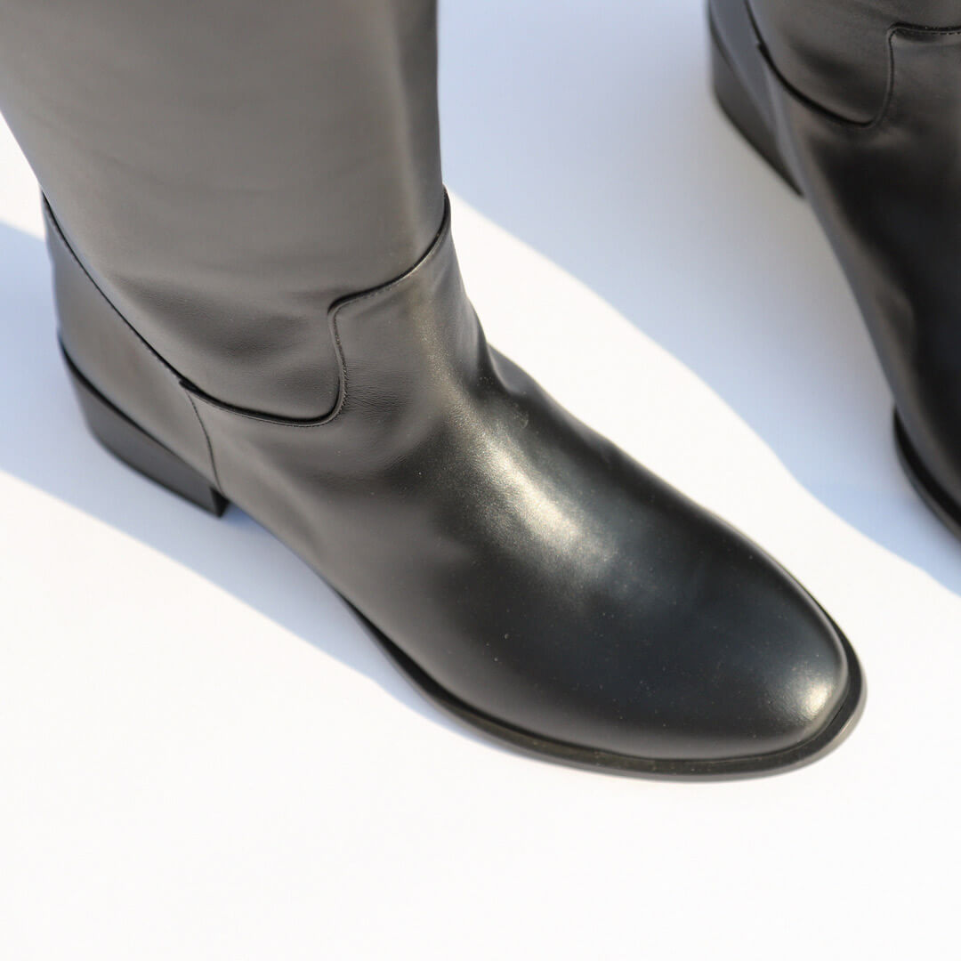 GENU - long leather boots