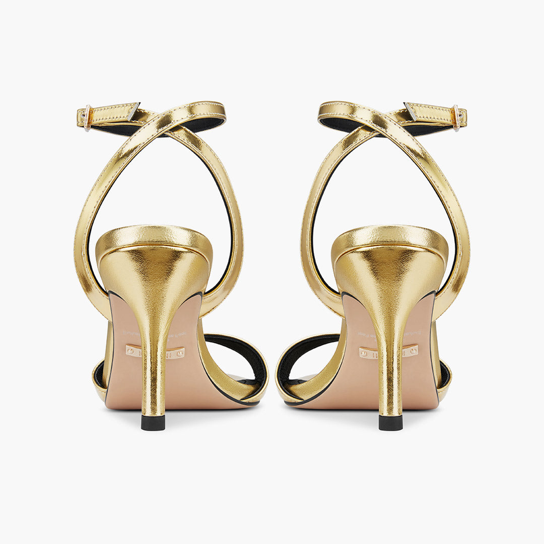 Do Ceu Gold - Strappy Leather Sandals