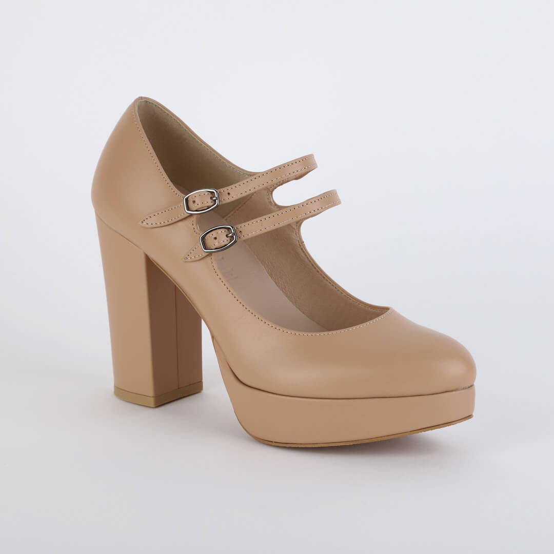 *UK size 2.5 - NOMES - black, 11/2cm heels