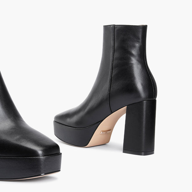 Rize - Leather Platform Ankle Boots