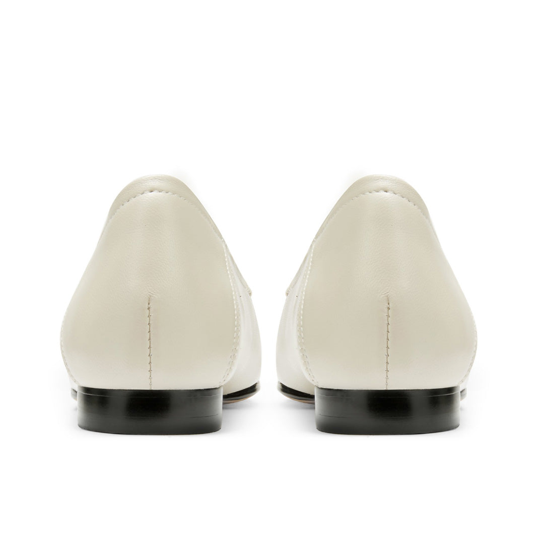 *ROCHELLE IVORY - leather loafers