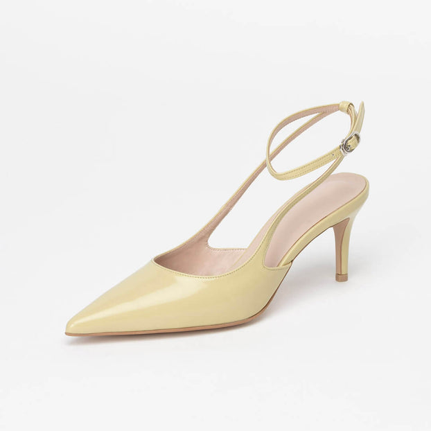 TELA - ankle strap slingback pump