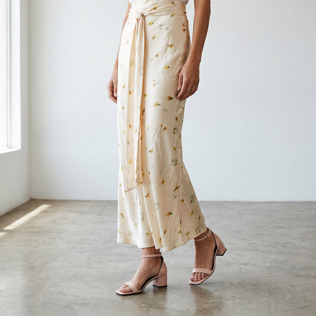 Antonella Beige - Patent Leather Sandals