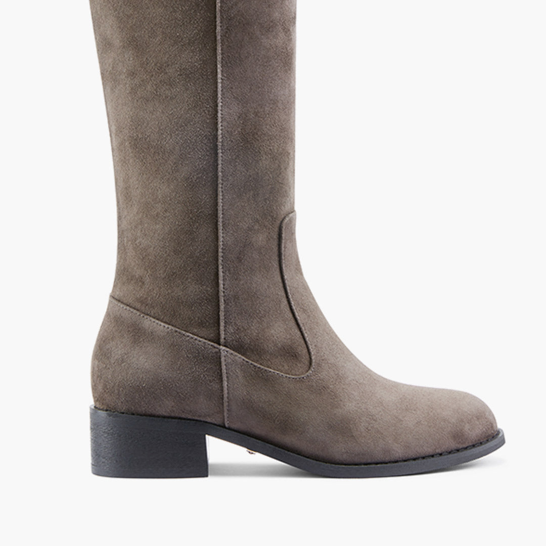 Ashford Grey Suede - OTK Riding boots