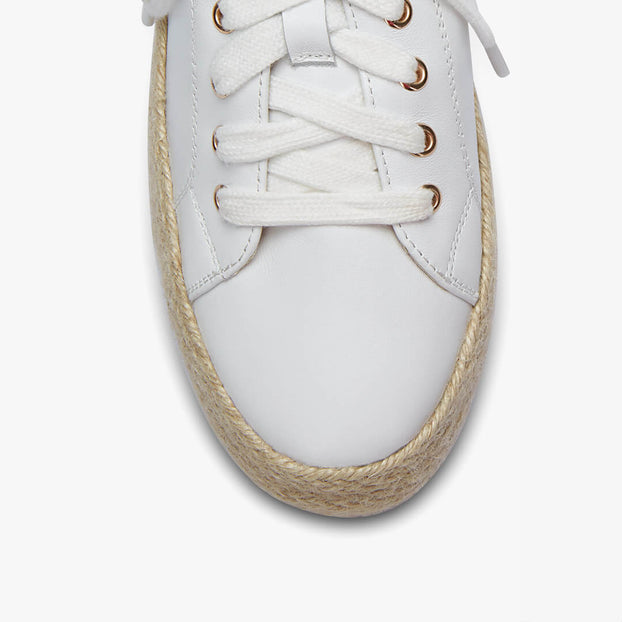 *BEST DAY - raffia flatform sneakers