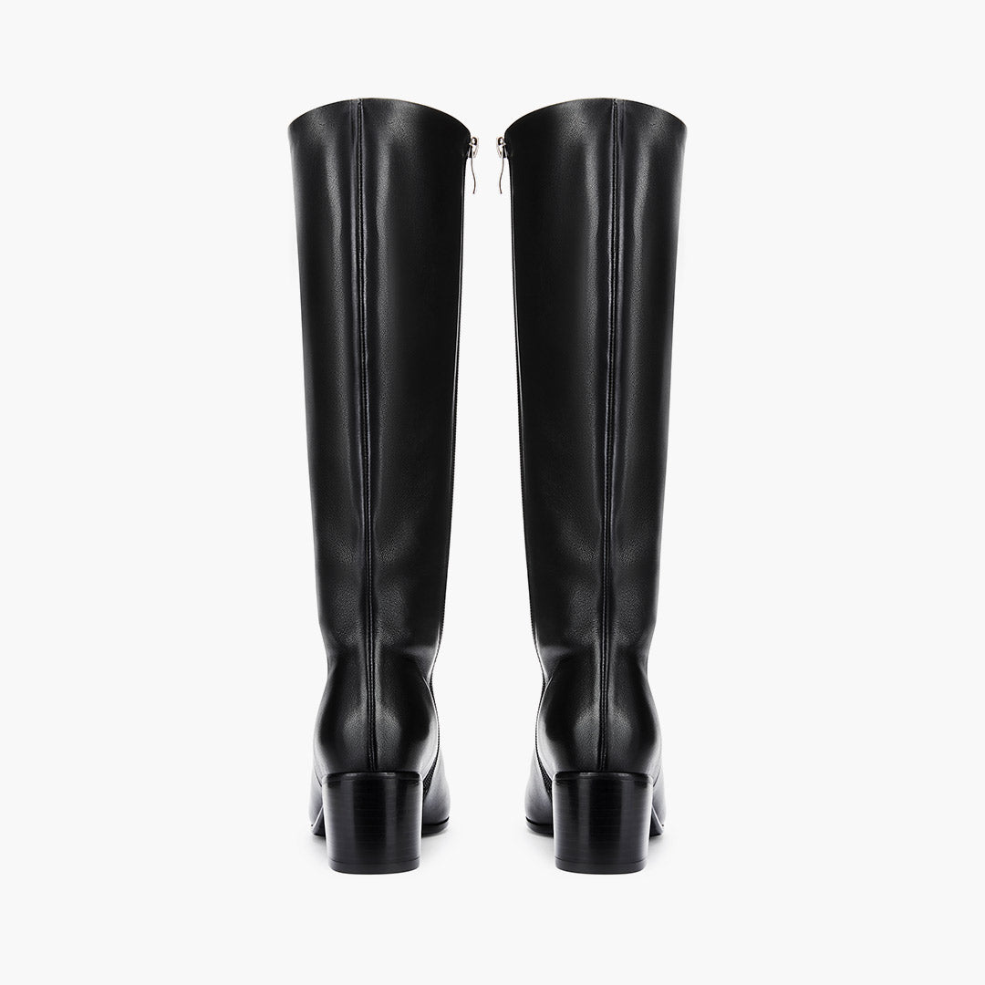 Lucca 50 - Leather Knee Boots