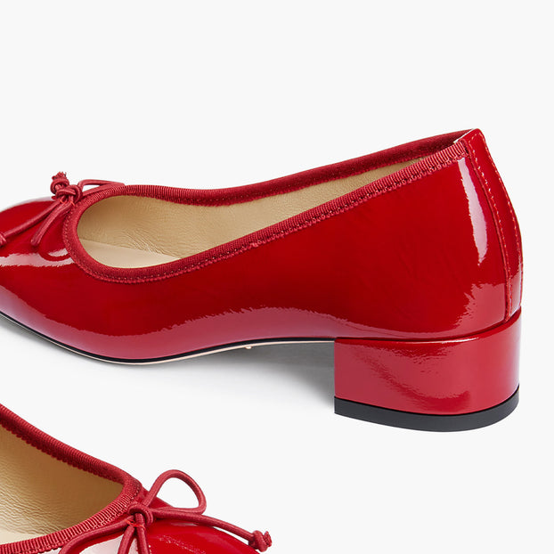 Chiara - Red 3cm Ballet Pumps