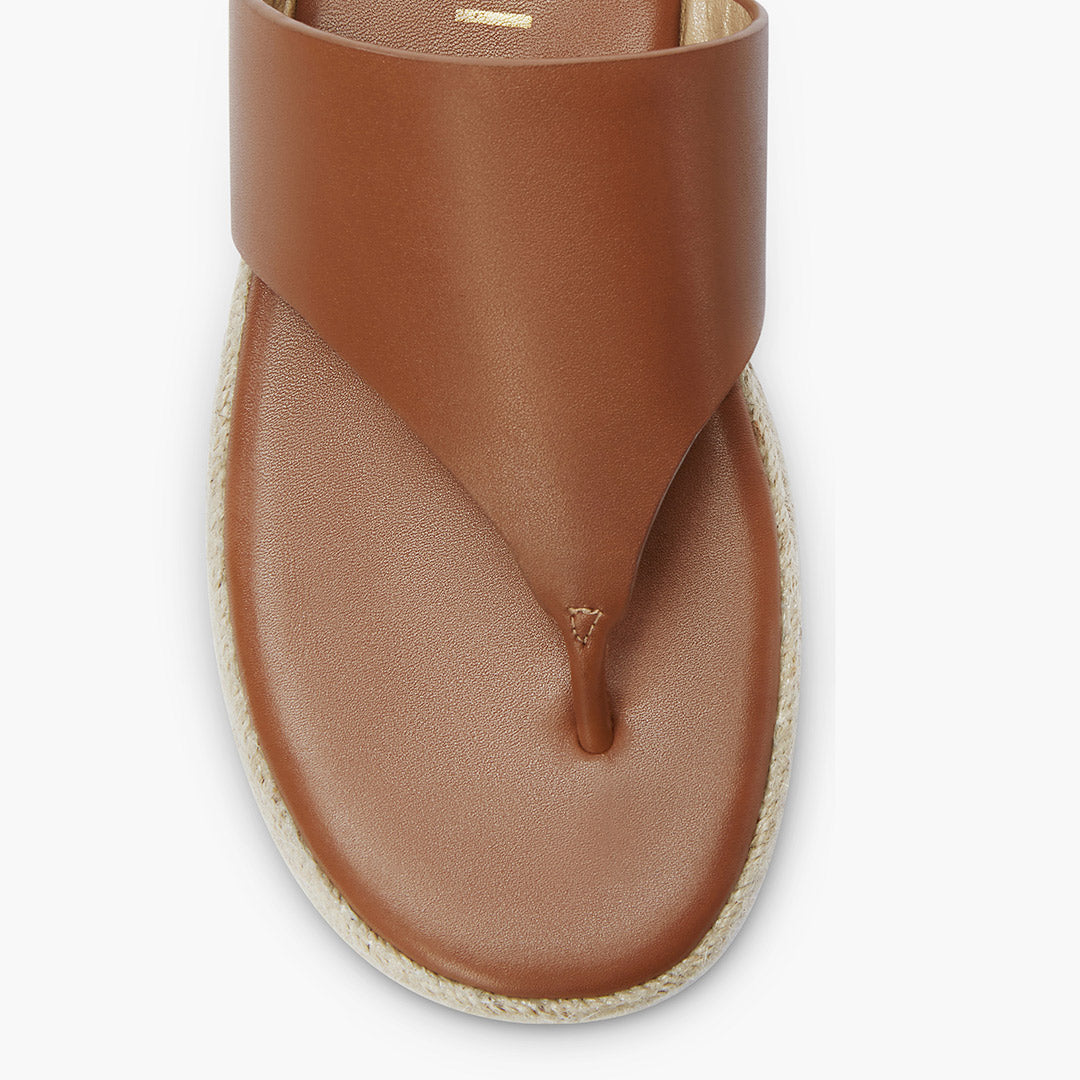 Cosmo Brown -flatform espadrille sandals