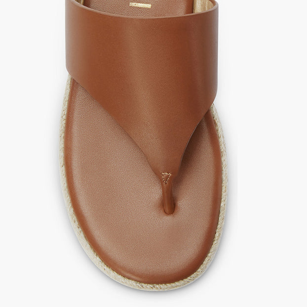 Cosmo Brown -flatform espadrille sandals