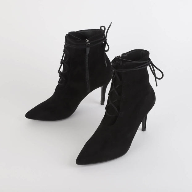 FANCY LUCY - lace up ankle