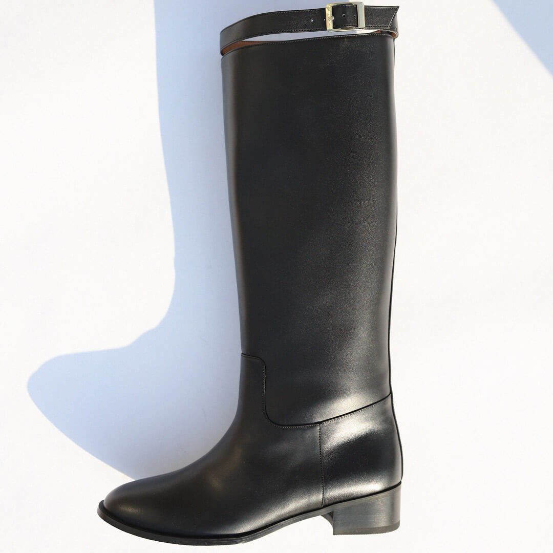 GENU - long leather boots