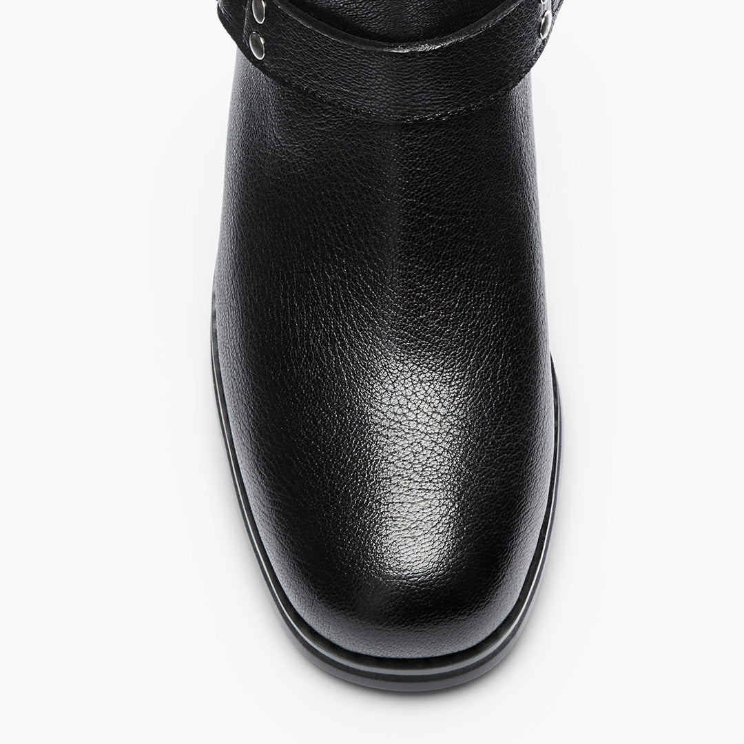 GLORIA - leather biker boots