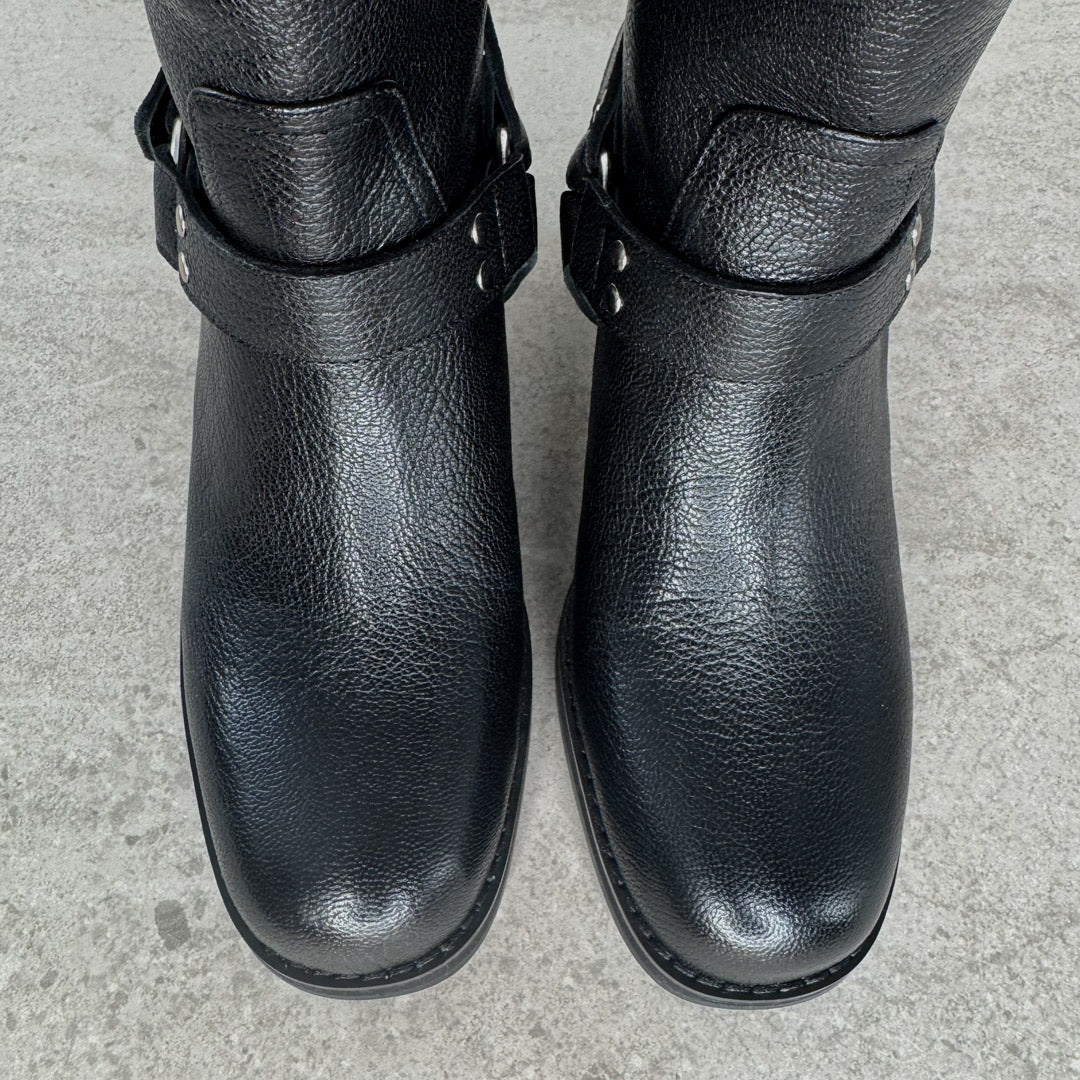 GLORIA - leather biker boots