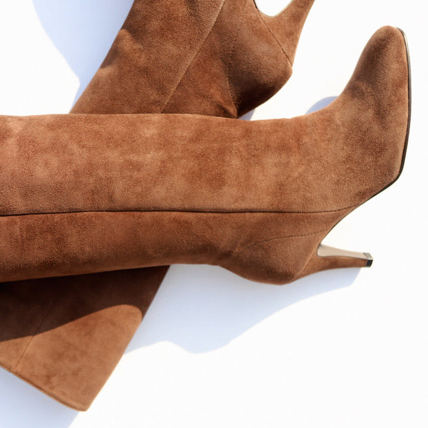 LISSE - suede long boots