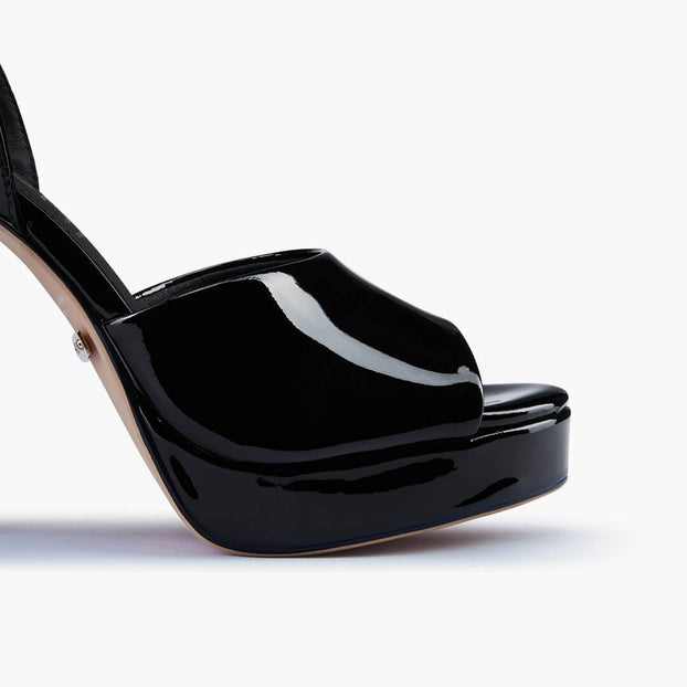 *NOMES 11 - black patent platform