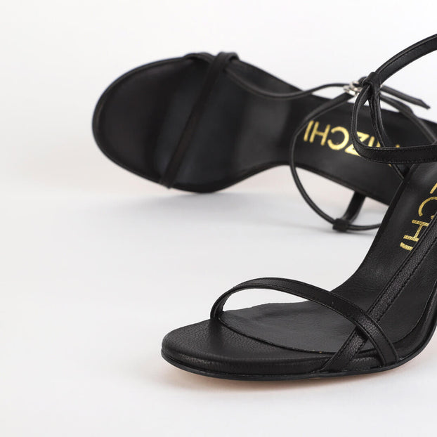 *UK size 2.5 - TRIPOLI - black, 8cm heels