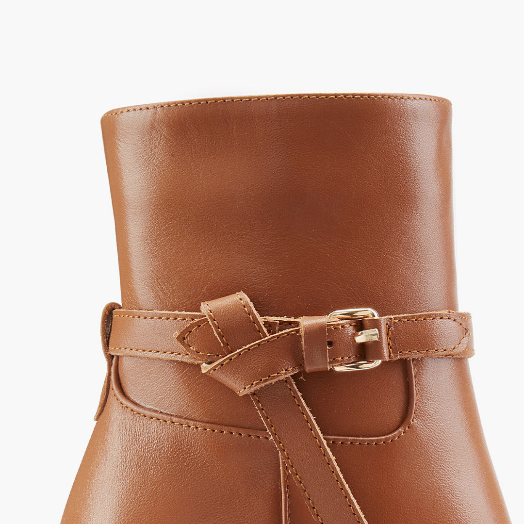 ALVA - leather ankle boots