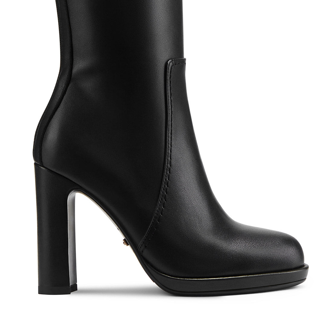 *CHICAGO BLACK - leather knee boots