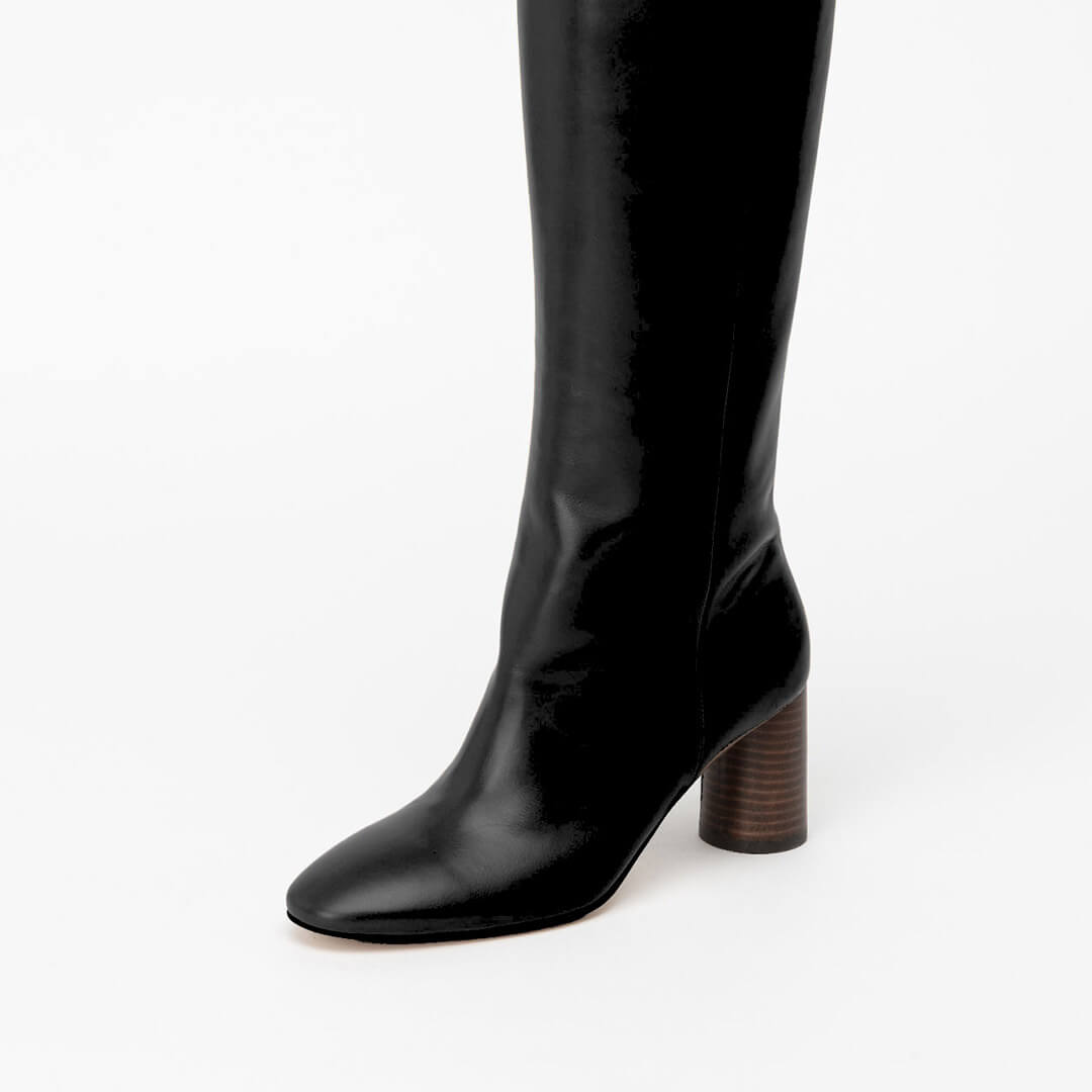ELYFLY - leather knee boots