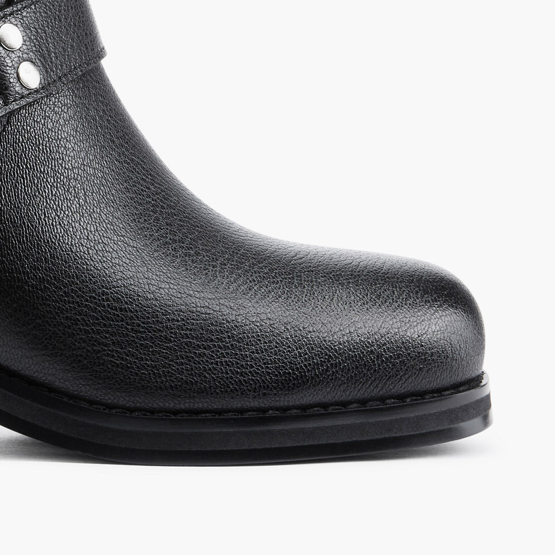 GLORIA - leather biker boots