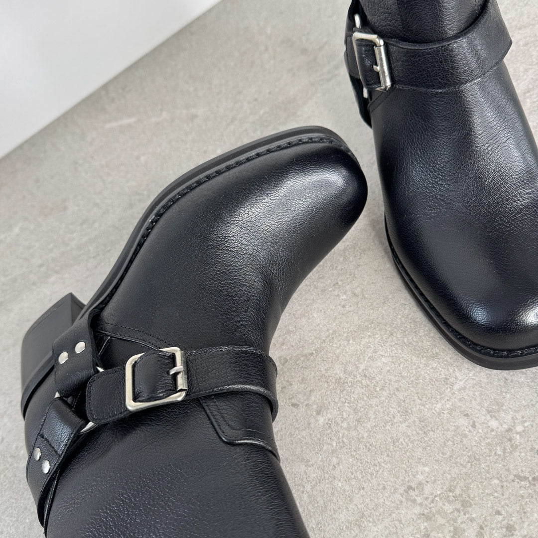 GLORIA - leather biker boots